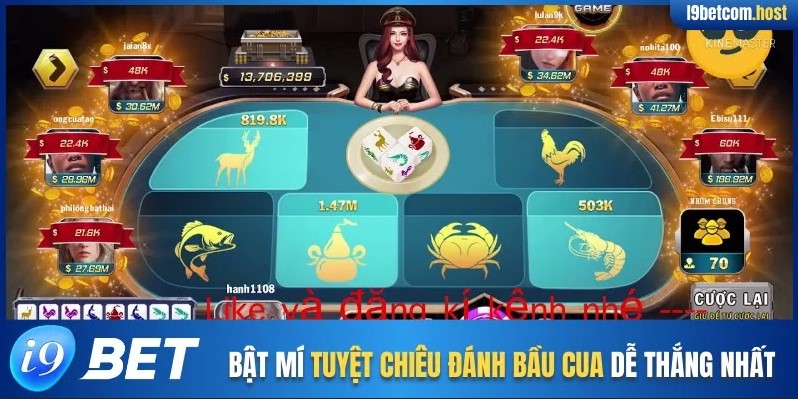 Bật mí tuyệt chiêu đánh Bầu Cua dễ thắng nhất