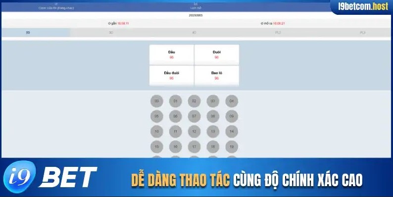 Dễ dàng thao tác cùng độ chính xác cao