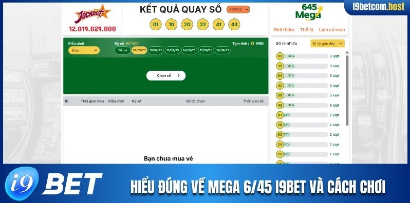 Mega 6/45 I9BET