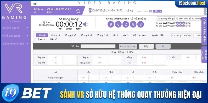 Sảnh VR sở hữu hệ thống quay thưởng hiện đại
